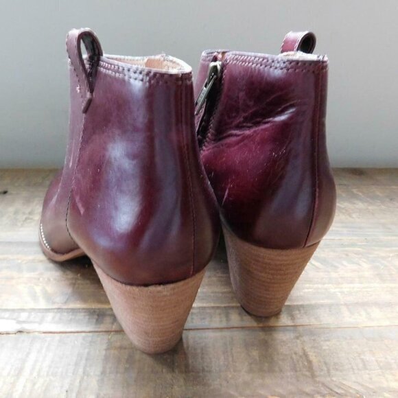 Madewell The Billie Boot dark cabernet ankle boot - Picture 3 of 3
